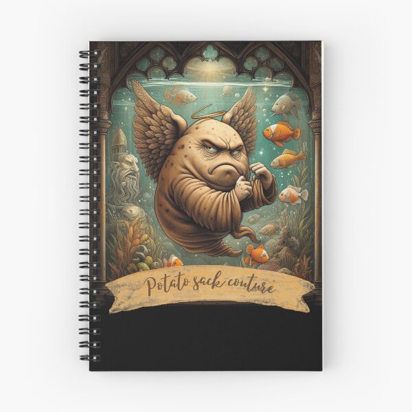 Item preview, Celestial Potato Sack Couture: Whimsical Aquatic Illustration designed and sold by zax454.