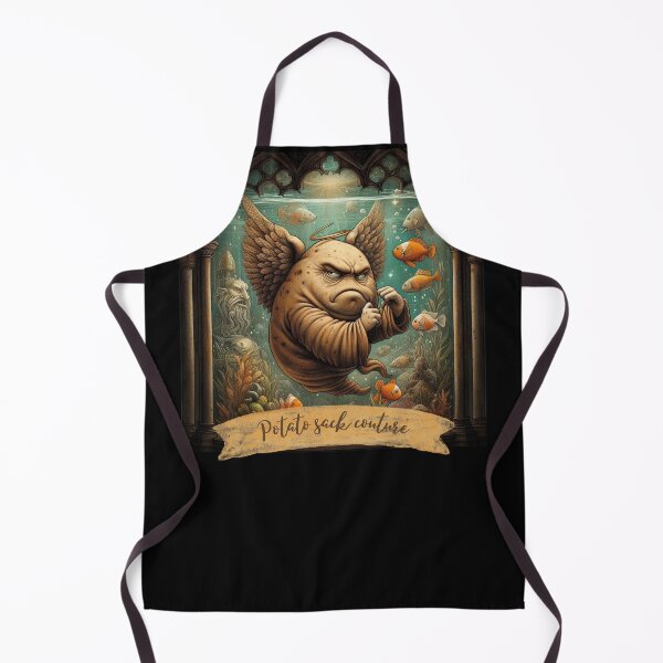 Item preview, Celestial Potato Sack Couture: Whimsical Aquatic Illustration designed and sold by zax454.