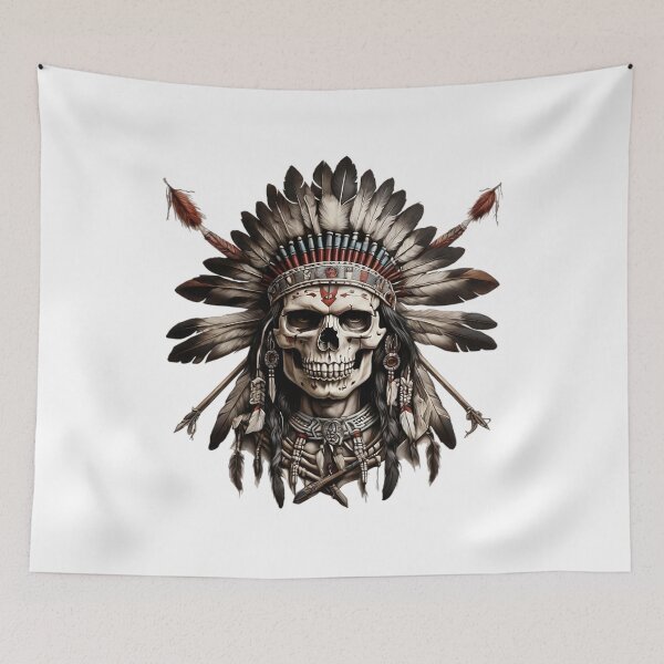 Item preview, Mexican Indian beautiful skull designed and sold by Promarkets.