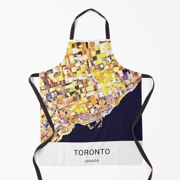 Item preview, Toronto Canada Named City Map - Golden Yellow designed and sold by StylishStacks.