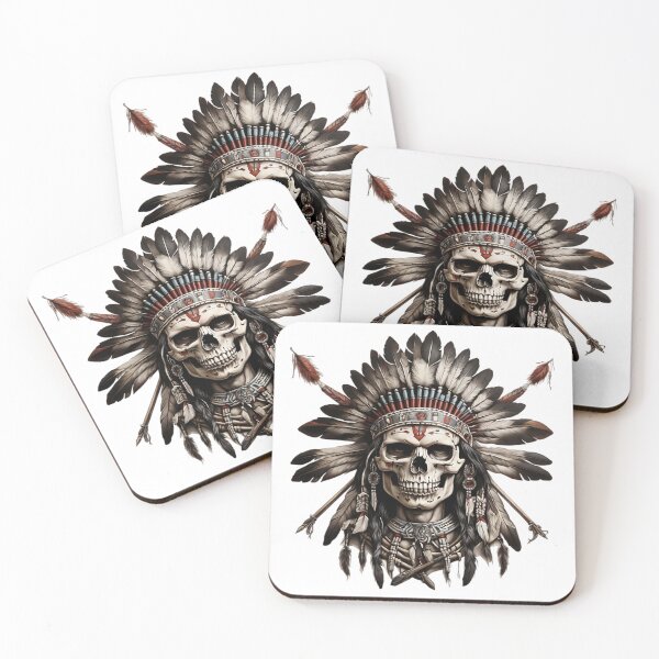 Item preview, Mexican Indian beautiful skull designed and sold by Promarkets.
