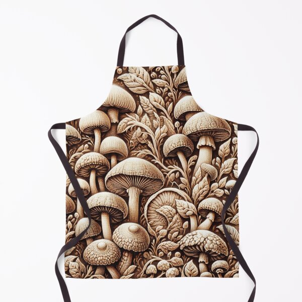 Item preview, Detailed Mushrooms Crochet Pattern in Sepia Tones designed and sold by irek07.