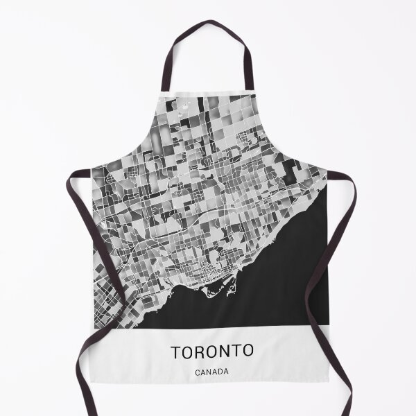 Item preview, Toronto Canada Named City Map - Black and White designed and sold by StylishStacks.