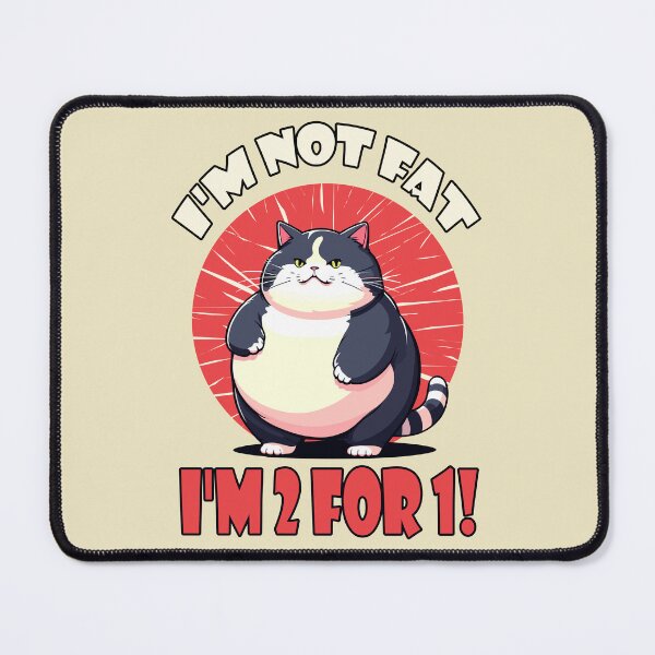 Item preview, I'm not fat, I'm 2 for 1! designed and sold by Ultimate-Rabbit.