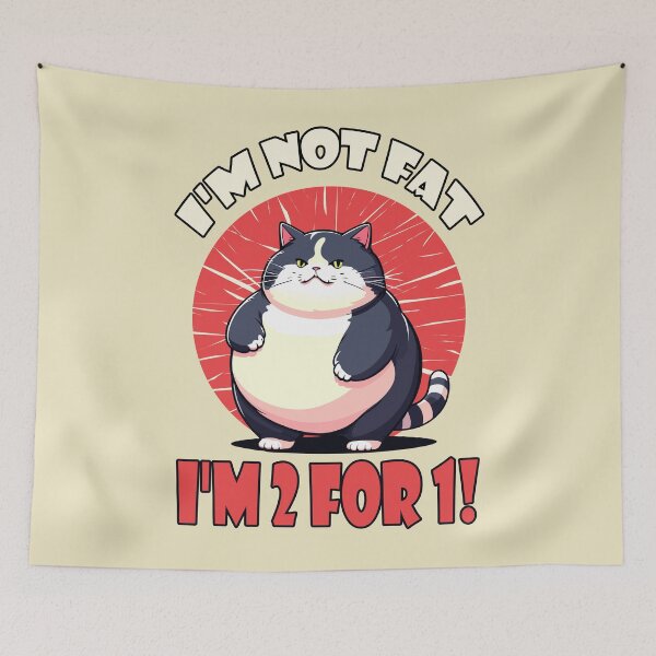 Item preview, I'm not fat, I'm 2 for 1! designed and sold by Ultimate-Rabbit.