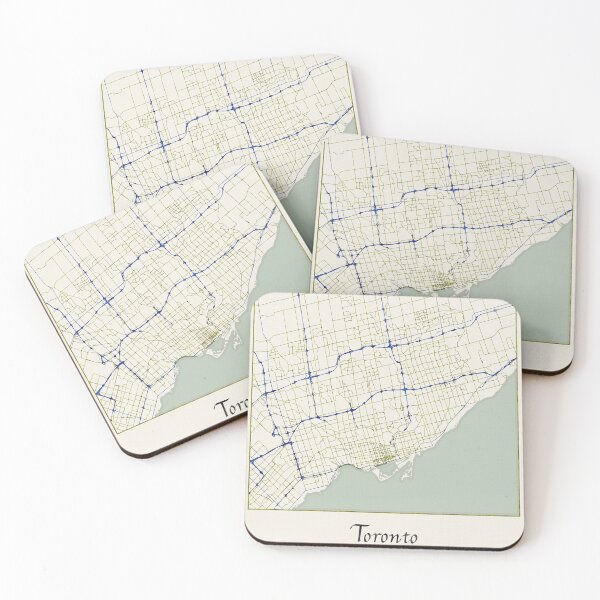 Item preview, Toronto Canada Named City Map - Hand-Drawn designed and sold by StylishStacks.