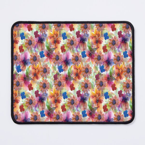 Item preview, Sparkle Floral Design,  Bohemian design, Abstraction, bold colorful abstract playful design inspired by nature designed and sold by Adri Barnard.