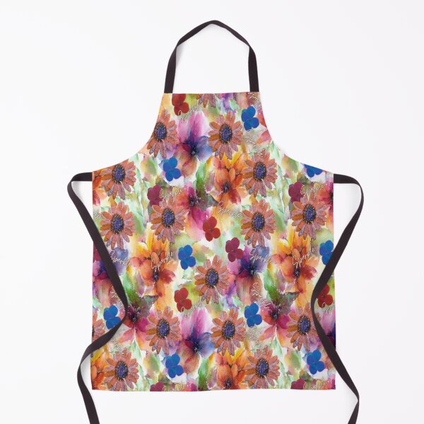 Item preview, Sparkle Floral Design,  Bohemian design, Abstraction, bold colorful abstract playful design inspired by nature designed and sold by Adri Barnard.