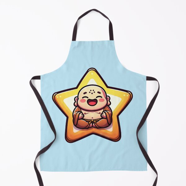 Item preview, Happy Buddah Meditating Cartoon designed and sold by PickledjoArt.