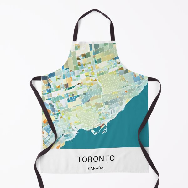 Item preview, Toronto Canada Named City Map - Pastel Color Scheme designed and sold by StylishStacks.