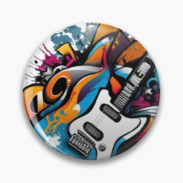Item preview, Unleashing Vibrant Grooves with Hypnotic Guitar Designs designed and sold by HarmonyGuitars.