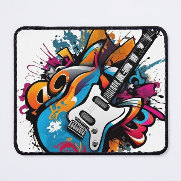 Item preview, Unleashing Vibrant Grooves with Hypnotic Guitar Designs designed and sold by HarmonyGuitars.