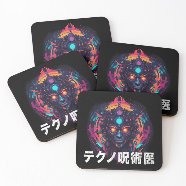 Item preview, Techno Shaman, Cyberpunk Magick, Kanji designed and sold by Burn-Ego.