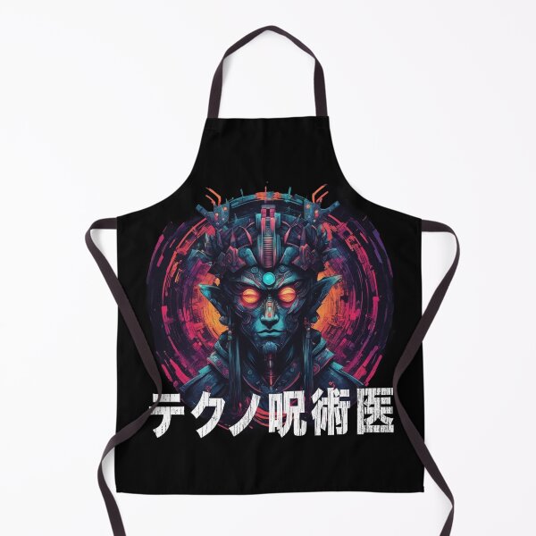 Item preview, Techno Shaman, Cyberpunk, Black Magic, Kanji designed and sold by Burn-Ego.