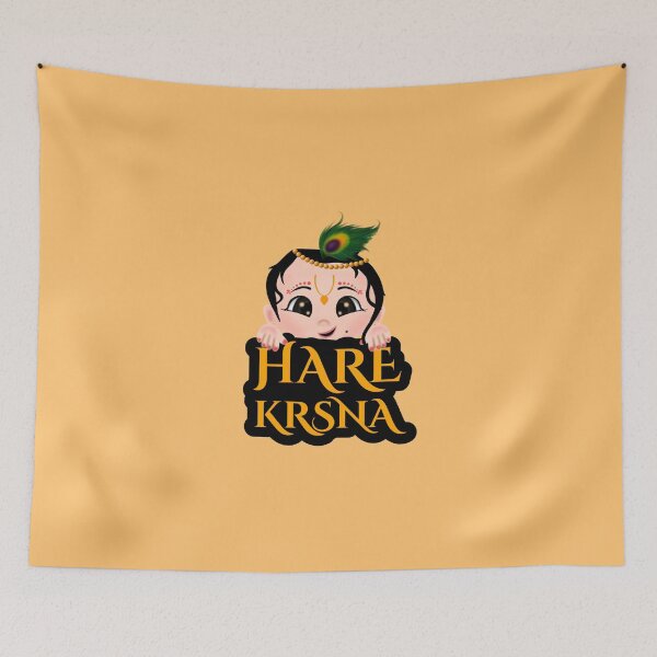 Item preview, Baby Krishna - Cute Krishna - Hare Krishna - krishna conscious kids designed and sold by stayartsy07.