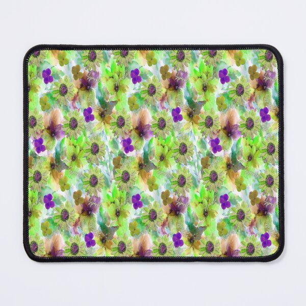 Item preview, Sparkle Floral Design 2,  Bohemian design, Abstraction, bold colorful abstract playful design inspired by nature designed and sold by Adri Barnard.