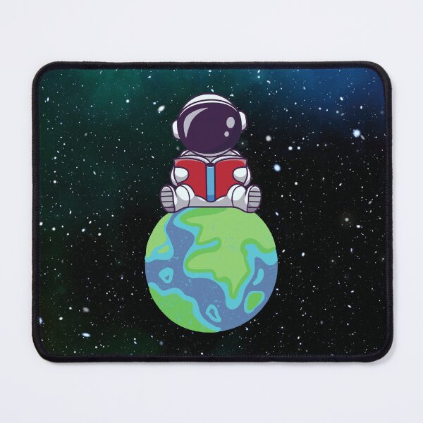 Item preview, Cute Astronaut Reading Book Cartoon Vector Illustration designed and sold by asbno19.