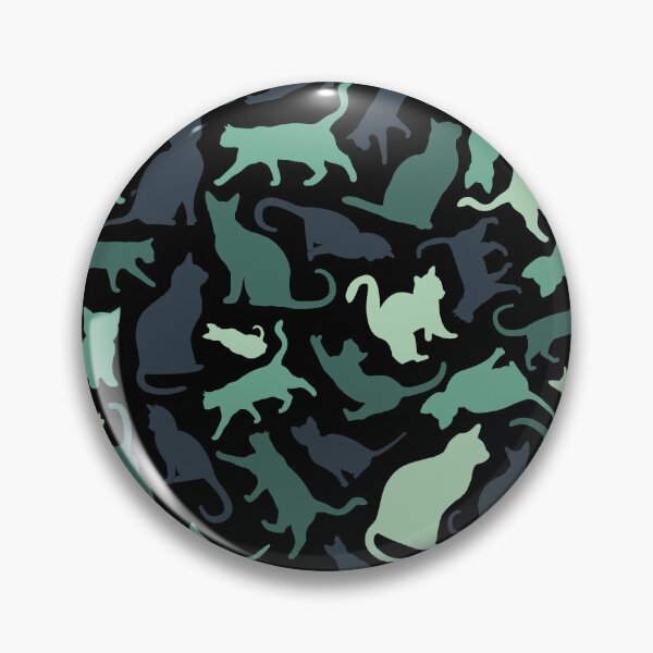 Item preview, Cats in Green Hues - Pattern designed and sold by GWTF-Designs.