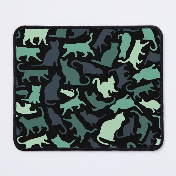 Item preview, Cats in Green Hues - Pattern designed and sold by GWTF-Designs.