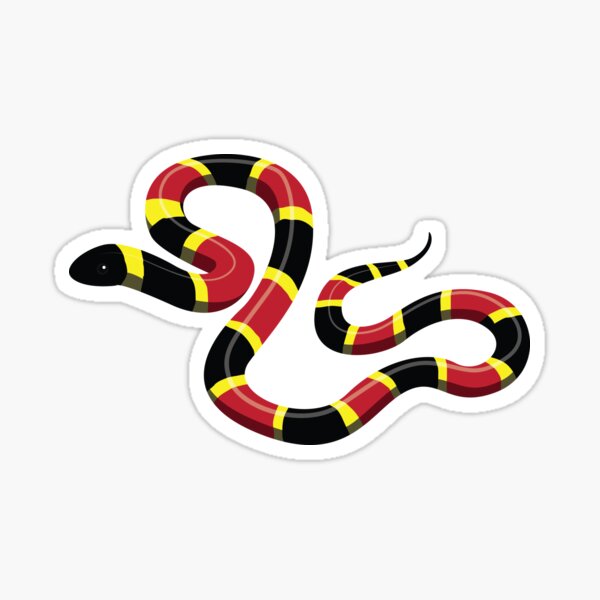 Item preview, Eastern Coral Snake Character on the Ground T-Shirt designed and sold by SUPERHERON.