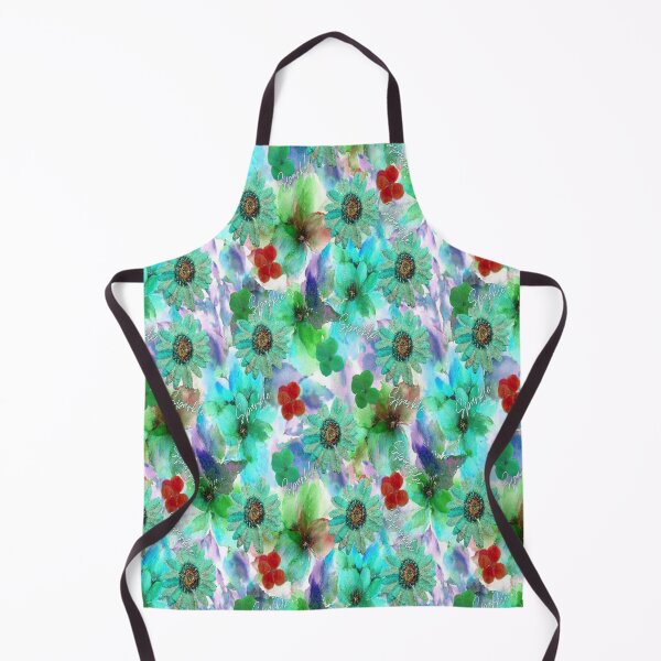 Item preview, Sparkle Floral Design 3,  Bohemian design, Abstraction, bold colorful abstract playful design inspired by nature designed and sold by Adri Barnard.