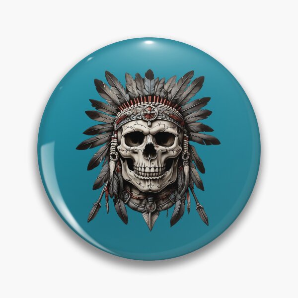 Item preview, American Indian cute scull designed and sold by Promarkets.