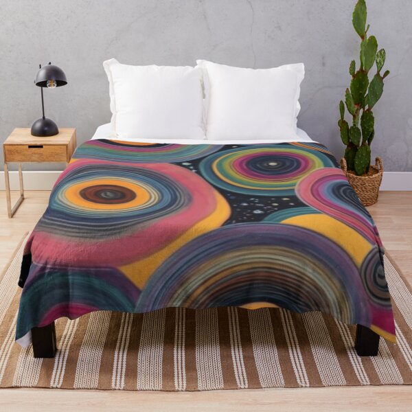 Item preview, SPACE PATTERN GEOMETRIC ABSTRACT, painting, graffiti, vibrant designed and sold by asbno19.