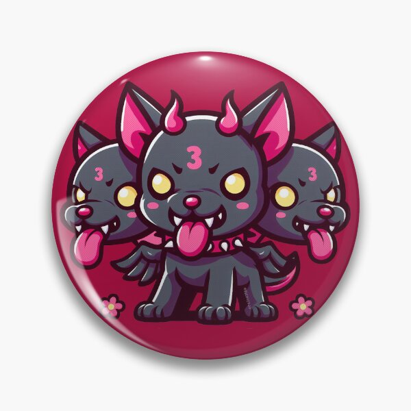 Item preview, Cerberus  - Evil Devil Dog  - Chibi Style designed and sold by PickledjoArt.