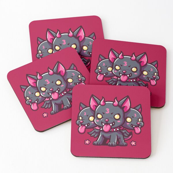 Item preview, Cerberus  - Evil Devil Dog  - Chibi Style designed and sold by PickledjoArt.