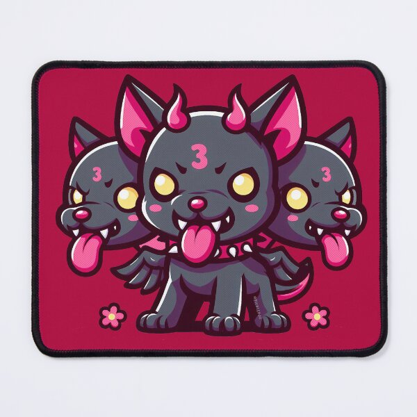 Item preview, Cerberus  - Evil Devil Dog  - Chibi Style designed and sold by PickledjoArt.