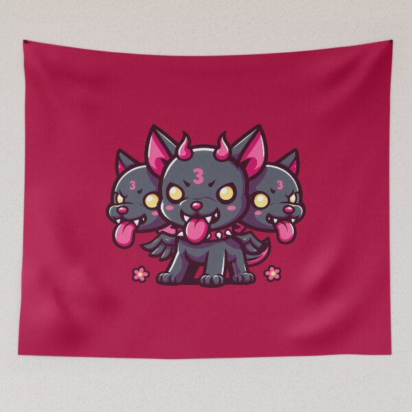 Item preview, Cerberus  - Evil Devil Dog  - Chibi Style designed and sold by PickledjoArt.