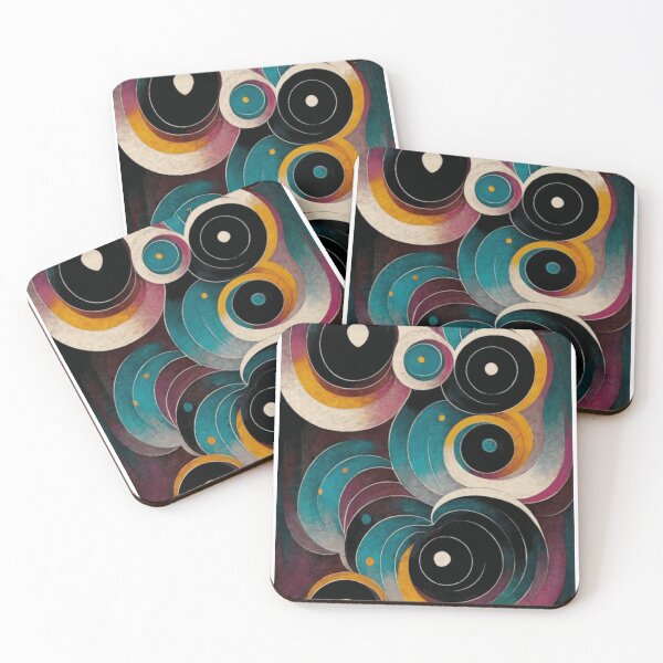 Item preview, SPACE PATTERN GEOMETRIC ABSTRACT, painting, graffiti, vibrant designed and sold by asbno19.