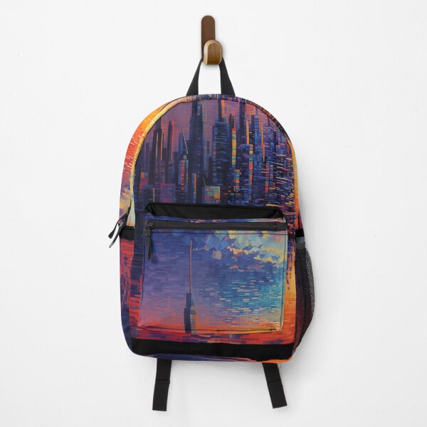Item preview, A Towering City Bathed in Sunset Light designed and sold by Artisleek Designs.