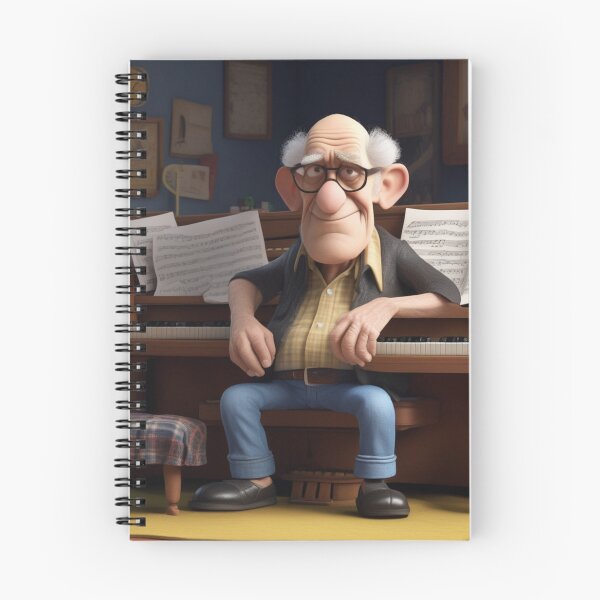 Item preview, Grandfather Sitting At The Piano designed and sold by MusicalArtisty.
