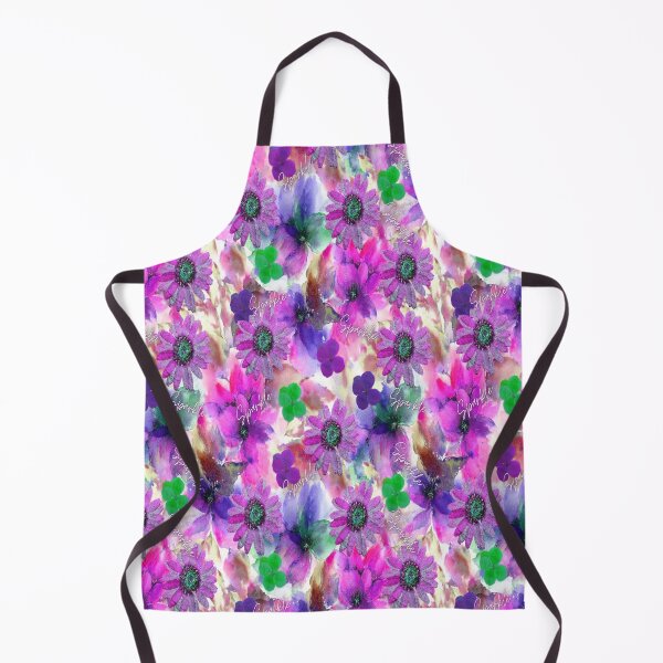Item preview, Sparkle Floral Design 4,  Bohemian design, Abstraction, bold colorful abstract playful design inspired by nature designed and sold by Adri Barnard.