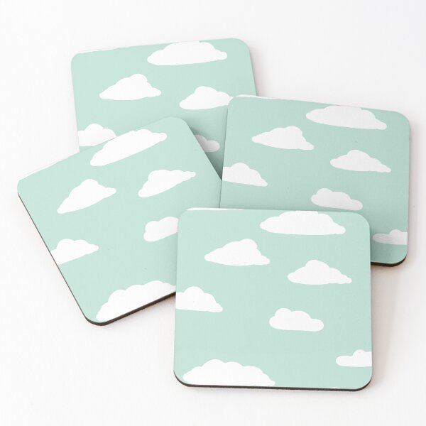 Item preview, Clouds and green Sky Wallpaper Poster designed and sold by Bunnylovely.