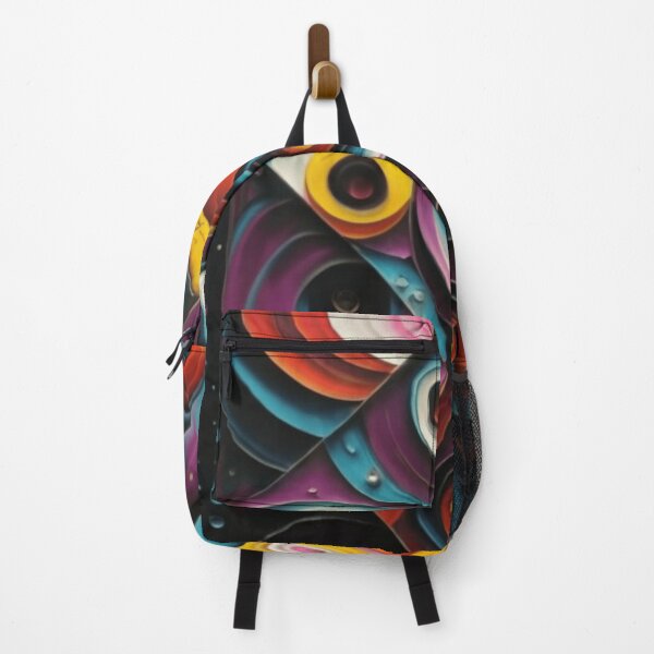 Item preview, SPACE PATTERN GEOMETRIC ABSTRACT, painting, graffiti, vibrant designed and sold by asbno19.
