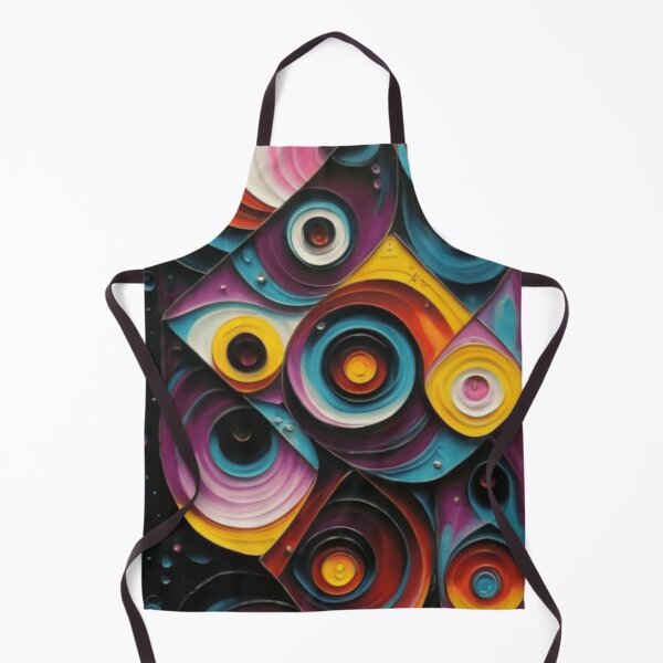 Item preview, SPACE PATTERN GEOMETRIC ABSTRACT, painting, graffiti, vibrant designed and sold by asbno19.