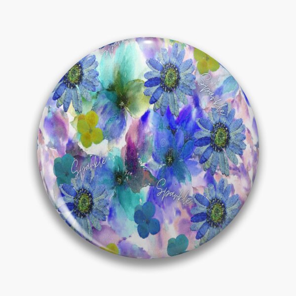 Item preview,  Sparkle Floral Design 5,  Bohemian design, Abstraction, bold colorful abstract playful design inspired by nature designed and sold by Adri Barnard.