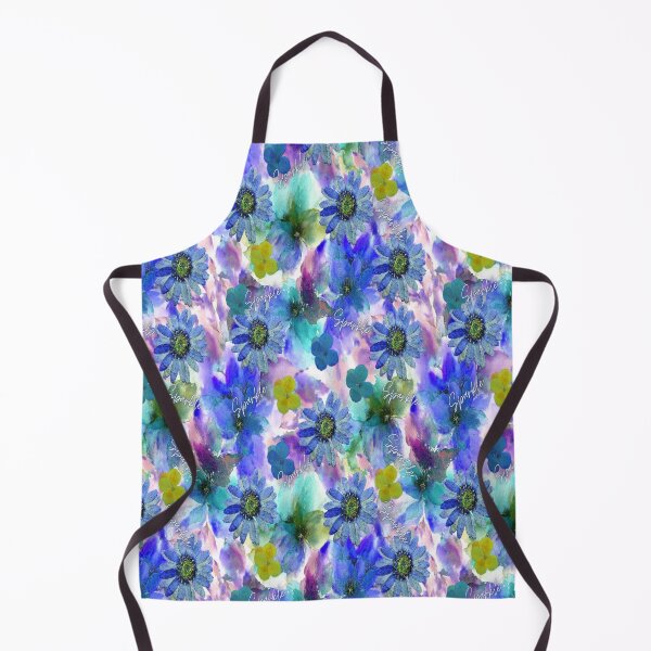 Item preview,  Sparkle Floral Design 5,  Bohemian design, Abstraction, bold colorful abstract playful design inspired by nature designed and sold by Adri Barnard.