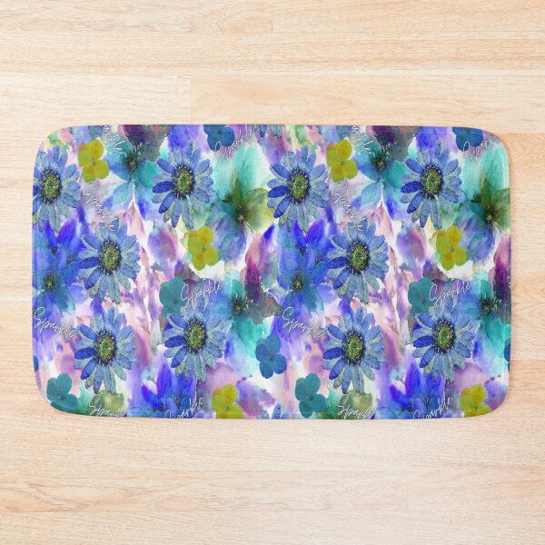 Item preview,  Sparkle Floral Design 5,  Bohemian design, Abstraction, bold colorful abstract playful design inspired by nature designed and sold by Adri Barnard.