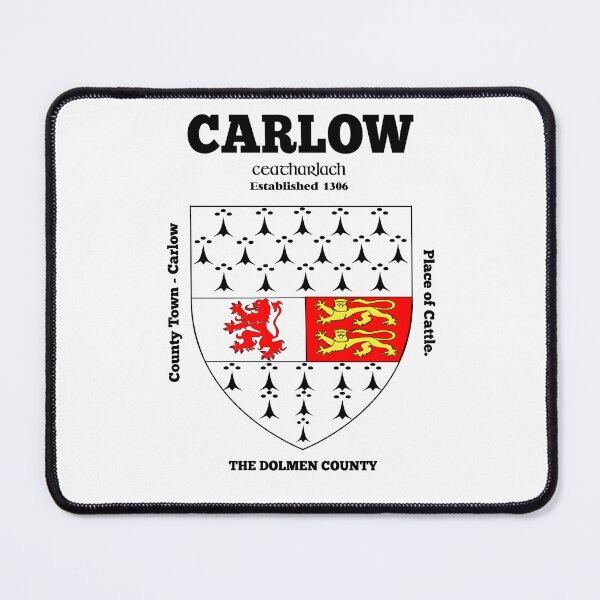 Item preview, Irish County Carlow Ireland Crest, Translation & More designed and sold by REAL IRISH GIFTS.