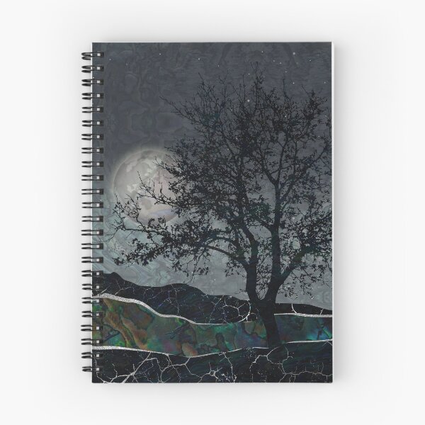 Item preview, Abstract Abalone Night Composition designed and sold by k9printart.
