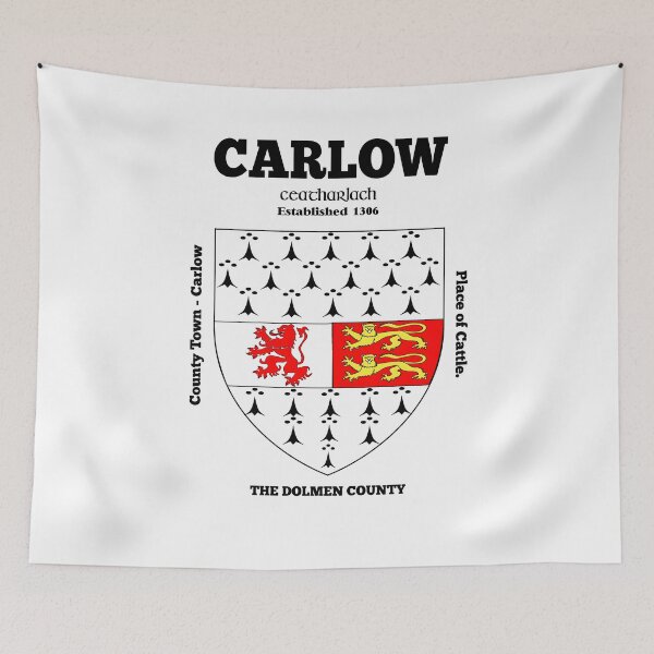 Item preview, Irish County Carlow Ireland Crest, Translation & More designed and sold by REAL IRISH GIFTS.