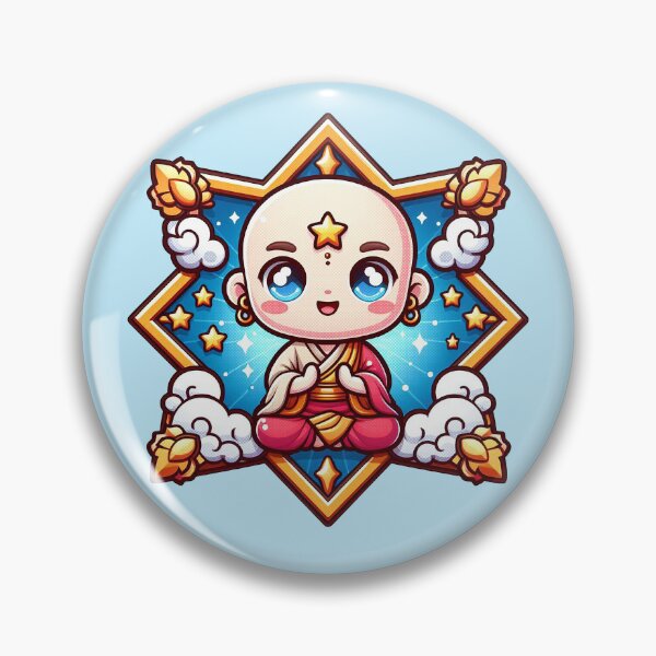 Item preview, Panchika God of riches -  Buddah Meditating Cartoon designed and sold by PickledjoArt.