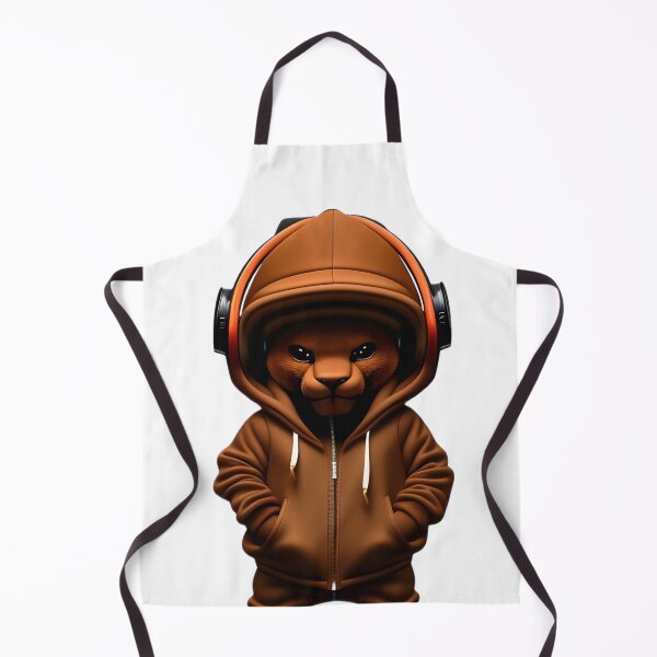 Item preview, The little lion cub loves music designed and sold by ArtBoom73.
