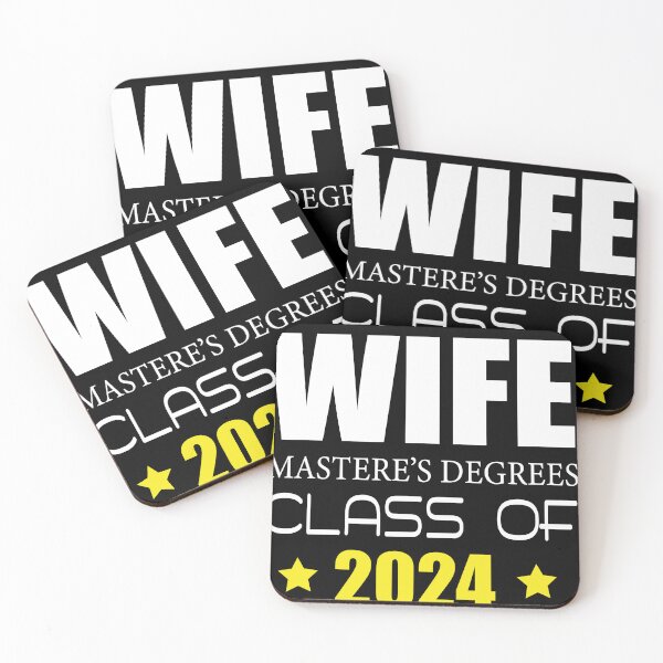 Item preview, I SURVIVED MY WIFE MASTERES DEGREES CLASS OF 2024 designed and sold by Fateh-Kro ⭐⭐⭐⭐⭐.