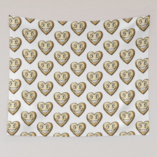 Item preview, gold, golden heart, smiling heart, smile designed and sold by LYDIA0304.