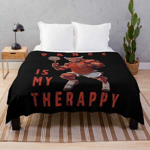 Item preview, Padel is My Therapy the Funny Padel Quote designed and sold by Kacpi-Design.