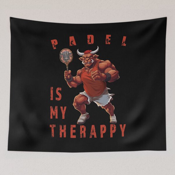 Item preview, Padel is My Therapy the Funny Padel Quote designed and sold by Kacpi-Design.